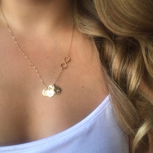 Personalized Infinity Necklace, Mommy, Mothers Necklace, Grandma Gift ...