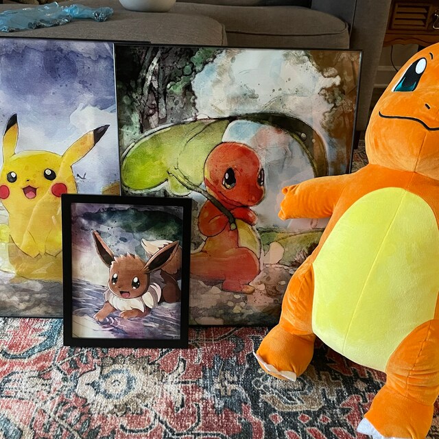 ピカチュウ | アートポスター | ポケモン - Etsy 日本