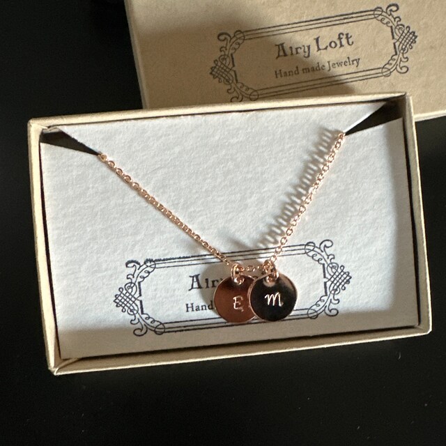 Loft shop initial necklace
