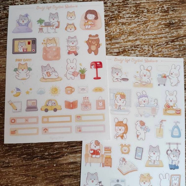 Japanese Note Sticker Cute Japan Travel Stickers for Digital Planner | Japan Travel Theme ...