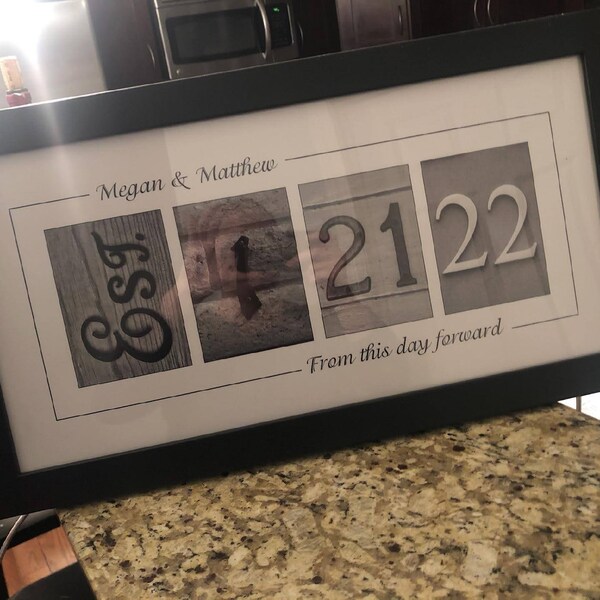 Personalized Wedding Gift for Couple, Unique Wedding Gift for Couple ...