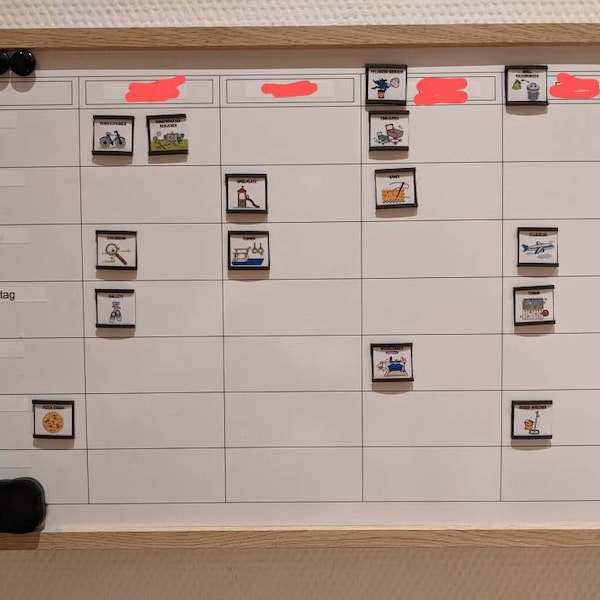 Picture Cards, Pictograms, Routine Cards, Printable Child Routine, Over ...