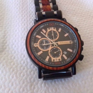 Free Engraved Text Name Watch Face Personalized Etsy