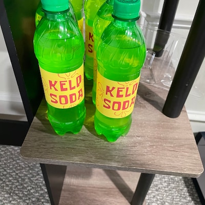 Kelp Soda Under the Sea Drink Bottle Labels Printable Instant Download ...