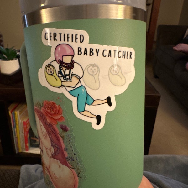 OB/GYN Pun Stickers | Pediatrician, Gynecologist, Obstetrician | Water ...