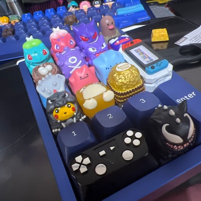Catty Keycap bongo Cat Meme Inspired Bongo Cat Keycap Artisan Keycap ...