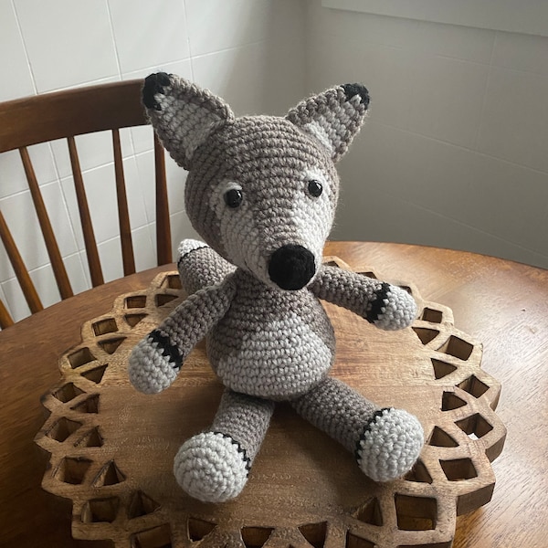 Crochet Pattern Wolf - Amigurumi - Instant Download Pdf - Etsy