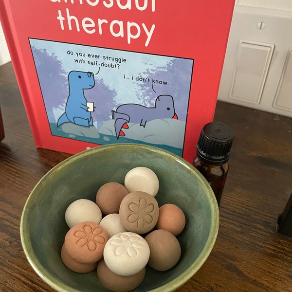 Essential Oil Diffuser Stones | Ceramic Diffusers Make Cute Desk ...