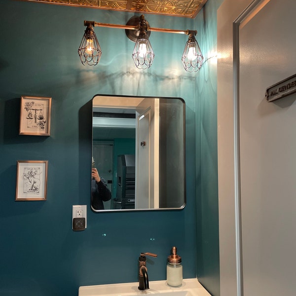 Wall Lighting Rustic Bathroom Wall Lights - Etsy