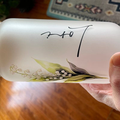 Birth Flower Personalized Glass Cup Birthday Box for Friend Birthday Gift Box Mom Pampering Gift ...