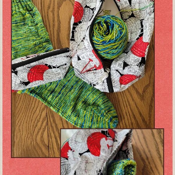 Knitting Needle Holder Knitting Pattern Boho Wall Hanging Knitting