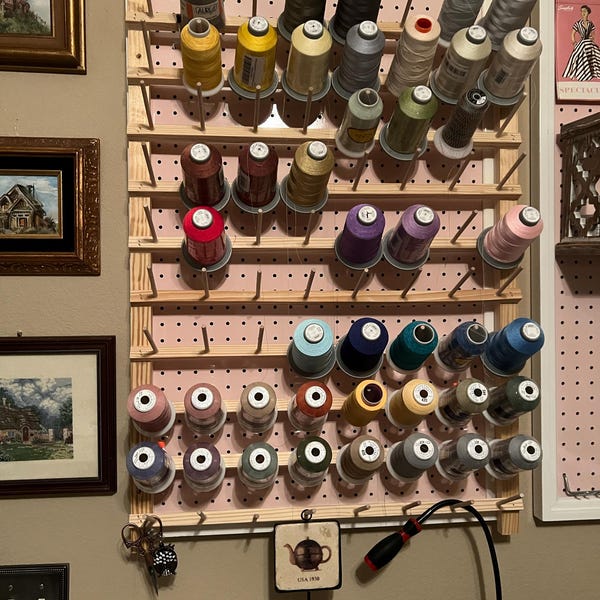 80 Spool Thread Rack-3 Inch Spools -extra Large Spools - Etsy