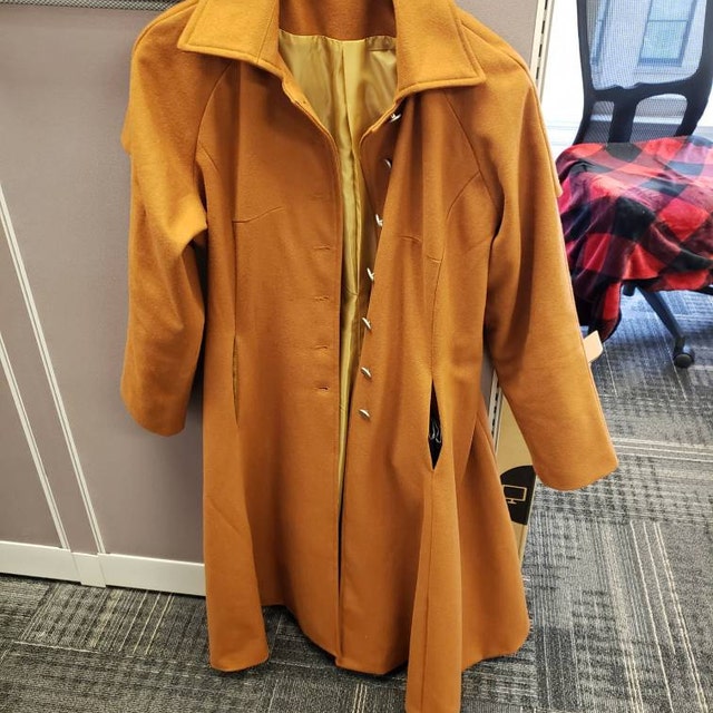 Wool Cape Coat, Wool Coat Women, Long Jacket, Double