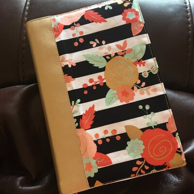 Bible Cover Custom Made Book Binder Journal Planner Cover Case Gold ...