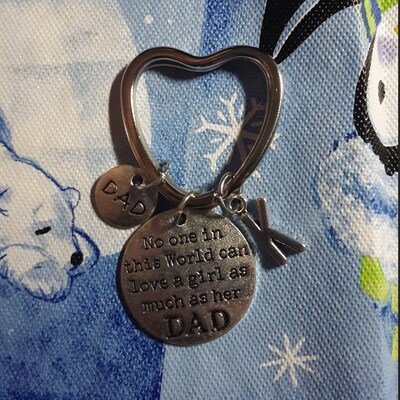 DNA Microscope Molecule Charm Keychain – Science Biology Gift For Students & Teachers
