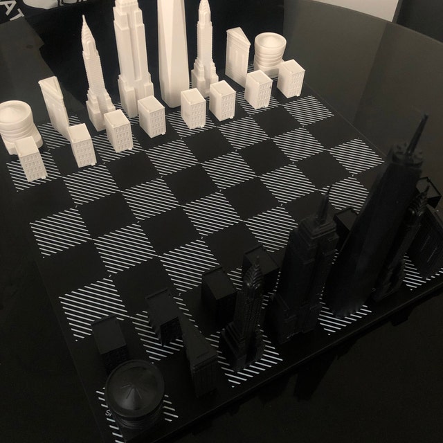 Stylish Chess Set Pieces Modeled After Iconic NYC Architecture