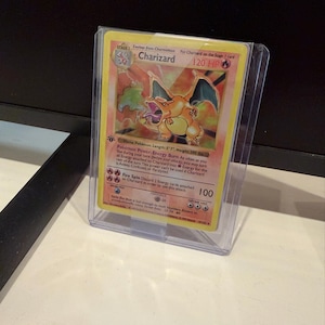 Charizard Holographic Pokemon Proxy Card - 1st Edition Replica - Etsy Charizard Holographic Pokemon Proxy Card - 1st Edition Replica - Etsy