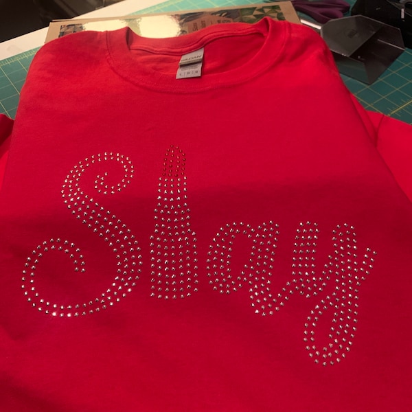 Slay Rhinestone Template Digital Download, Svg, Eps, Png, Dxf - Etsy