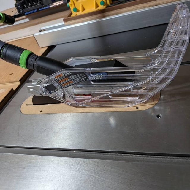 DX2 High-efficiency Table Saw Dust Collection / Blade Guard Hood
