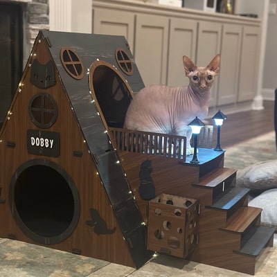 Modern Rabbit House, Indoor Rabbit Castle, Rabbit Furniture, Extra ...