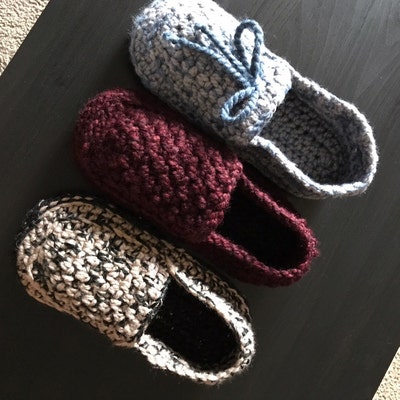 Crochet Pattern for Super Pack of Mens Loafers Crochet Pattern 122 ...