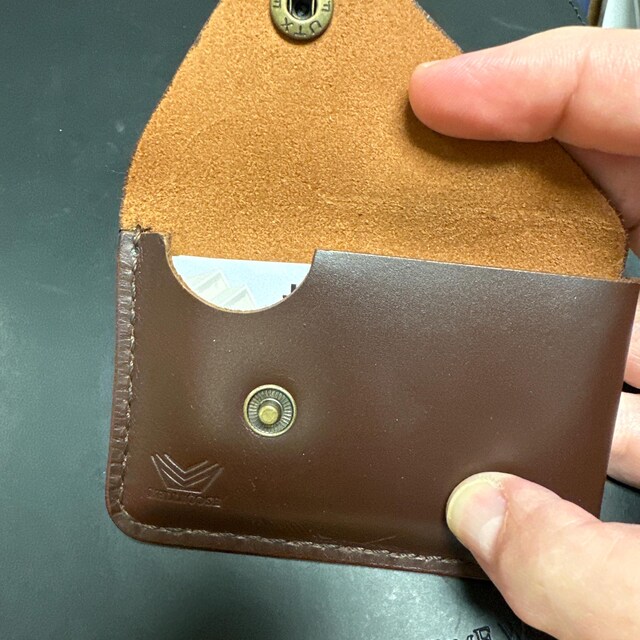 Business Card Holder, Personalized Leather Business Card