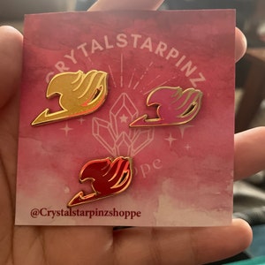 B Grade / Flawed Fairy Tail Guild Symbol Inspired Enamel Pin 