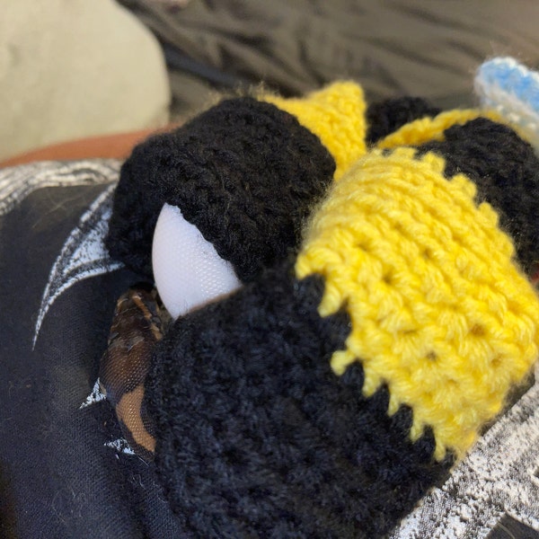 Crocheted Snake Bee Costume | Reptile Enrichment - Etsy