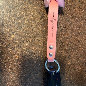 Bridesmaid Keychain Holiday Gift Leather Keychain - Etsy