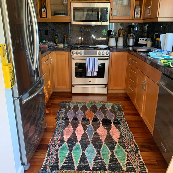 Moroccan rug for kitchen, kitchen rug