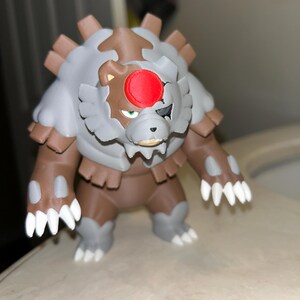 Bloodmoon Ursaluna Pokemon Figure 3D Printed Regular and