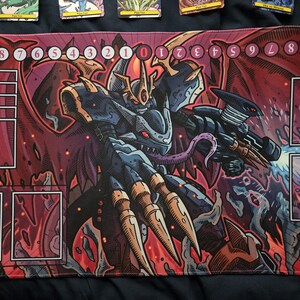 インペリアルドラモン プレイマット - 14x24 デジモンカードゲーム DCG