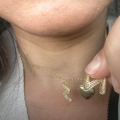 Balloon Letter Necklace main image 1