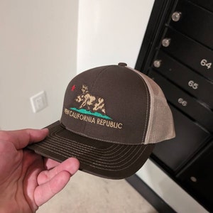 NCR Hat New California Republic Brown Tan Trucker Snapback - Etsy