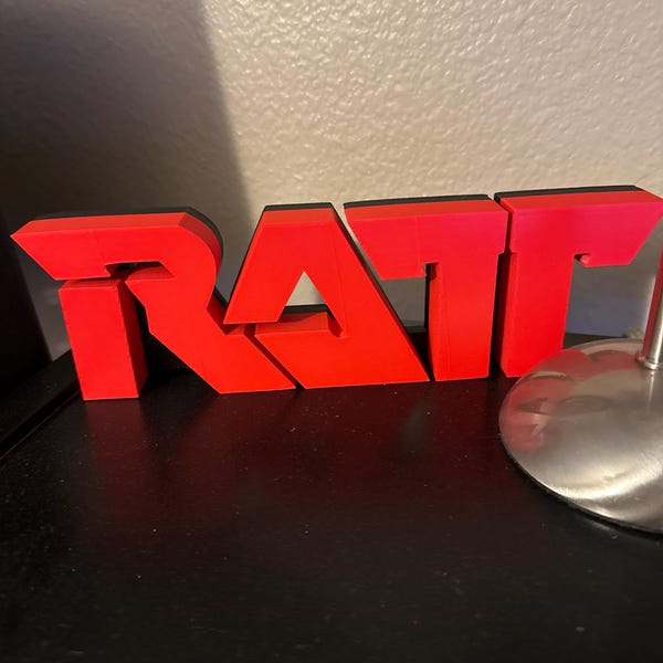 AC/DC 3D Printed Logo - Etsy