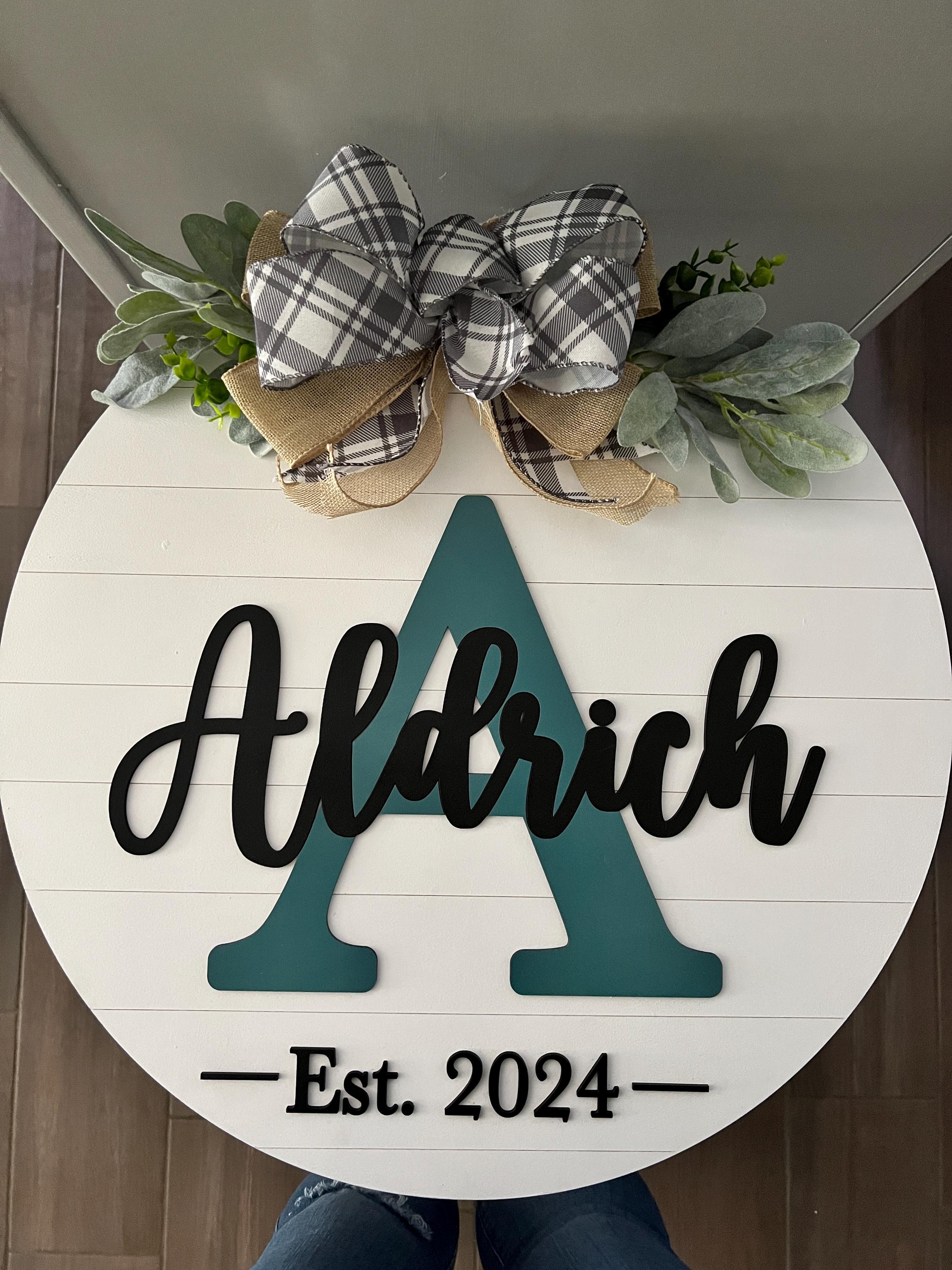 Last name front door sign|Last name door sign|Welcome sign|Last name sign|Welcome sign with last name|Family name door sign|Family wood sign