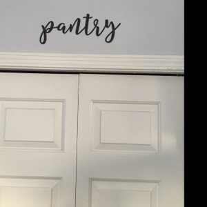 Pantry Sign Metal Wall Decoration – Simply Royal Design