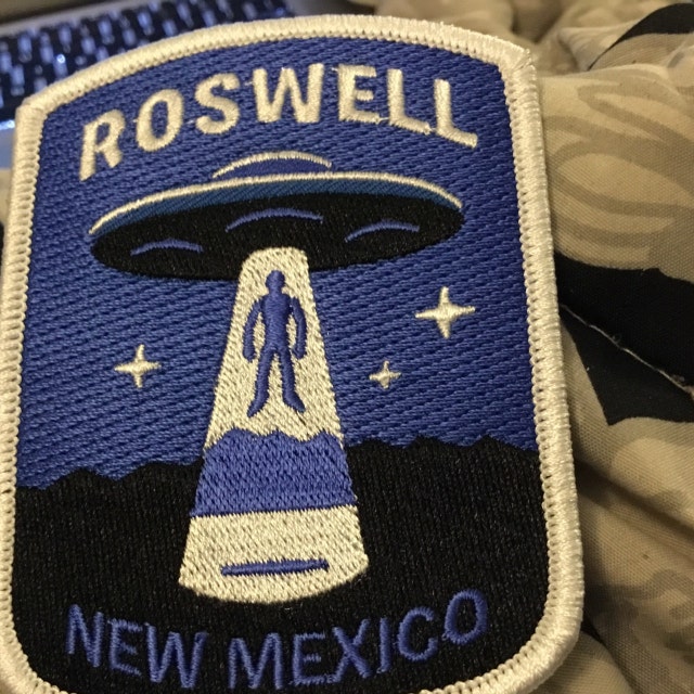Roswell NM Police Patch FREE SHIPPING!