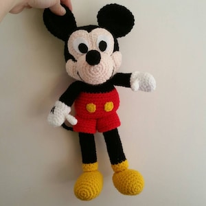 Mickey Mouse Amigurumi Crochet PDF Pattern in English - Etsy