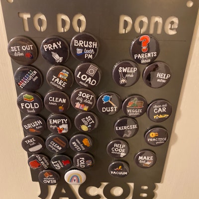 Chore Magnets Chore Chart Chores Custom Chores Kids Jobs Visual ...