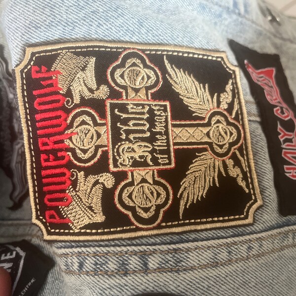 Patch Soulfly Toppa Ricamata Soulfly Da Cucire - Logo Band American Heavy /Groove/Thrash/Death/Nu Metal - Per Giubbotti, Jeans, Zaini Patch Band Metal Cucita - Foto 5