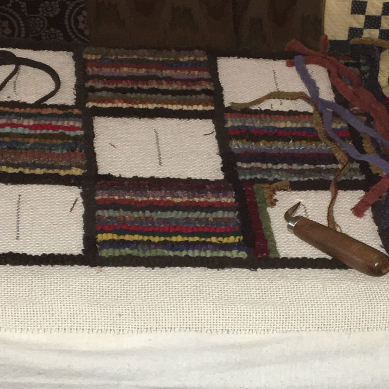 Full Yard Rug Warp 75/76 Wide x 36 Long