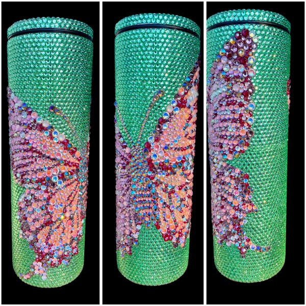 Rhinestone Ombre Tumblers - Etsy