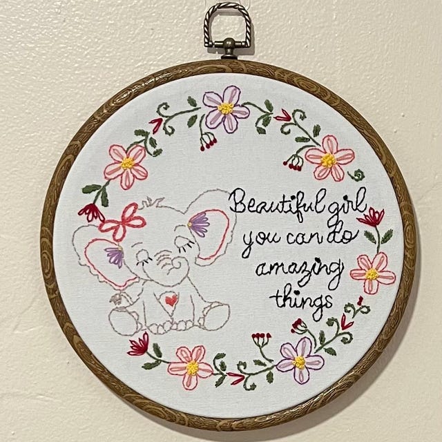 【amour様】planet3rd hand embroidery best Psalm 23:3 Embroidery Kit – He Restores My Soul Wildflower