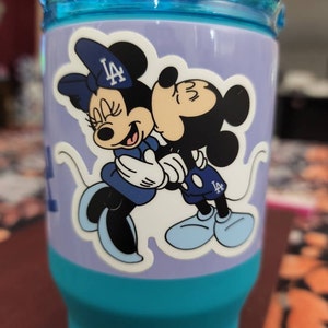 Minnie and Mickey Sticker Dodgers Sticker Baseball 