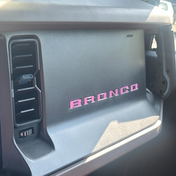 2021-2026 Ford Bronco Dash Letters - Vinyl Decals Graphics Stickers - Etsy