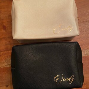 Personalized Makeup Bag Toiletry Bag Bridesmaid Bag - Etsy Canada