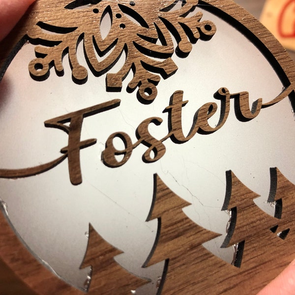 Scripts Ornament Script Ornaments - 3 Laser Ready Files - SVG - Glowforge - Etsy