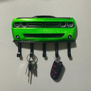 CHALLENGER　キーフック Dodge Challenger Keyrack, 2008 - 2023, Magnet, 3rd Gen, Keys, Rack
