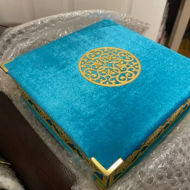  Prien Samt Koran Islam Tesbih Set, Islamische Geschenke